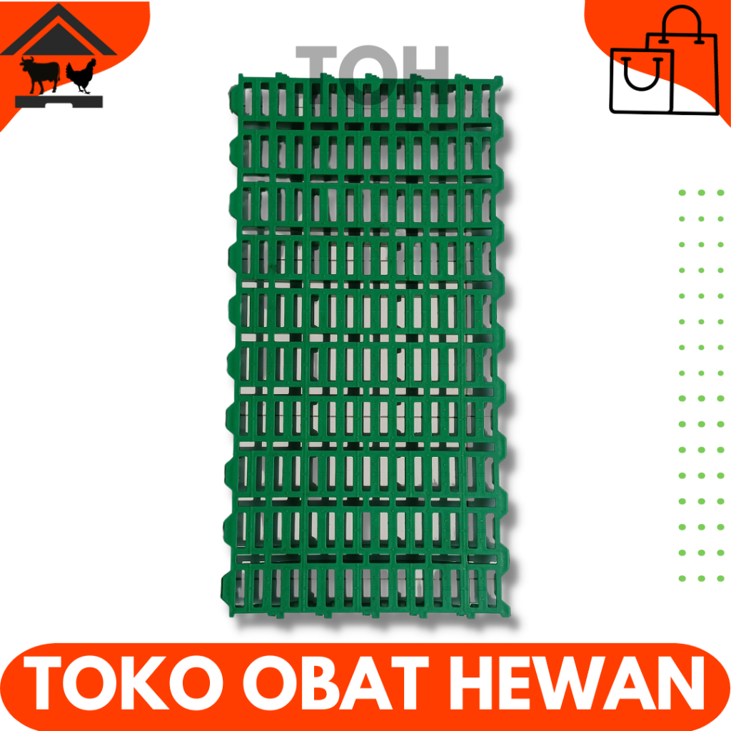 SLAT KANDANG PLASTIK 50 X 100 1PCS - Alas Kandang Lantai Kandang Kambing Domba Babi