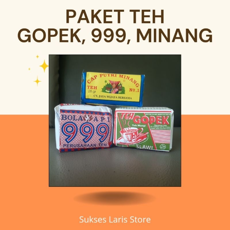 

PAKET TEH. TEH GOPEK - TEH 999 - TEH MINANG | PAKET TEH SOLO | PAKET RACIKAN TEH | TEH RACIK SOLO