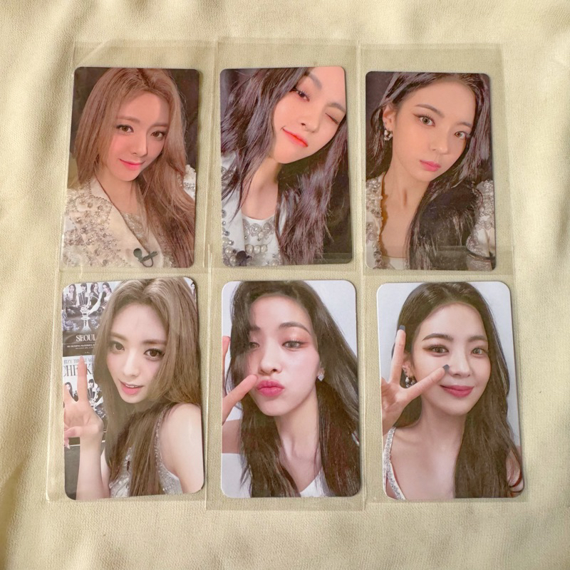 PHOTOCARD PC ITZY BLUERAY CHECKMATE RYUJIN LIA YUNA
