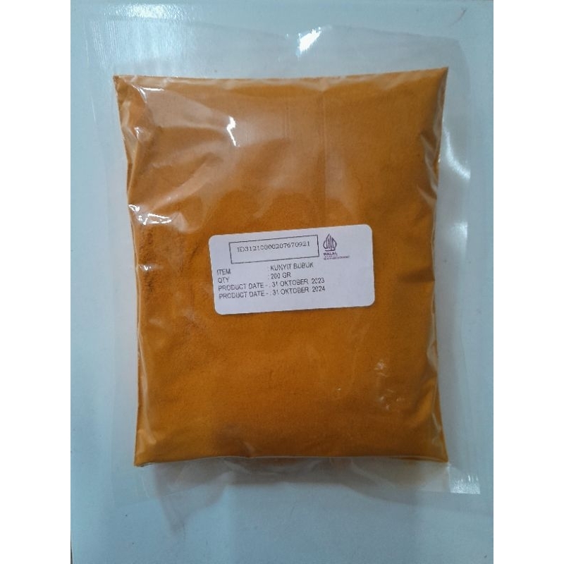 

Kunyit Bubuk / Turmeric Powder 200 Gram 100% Asli Kualitas Premium