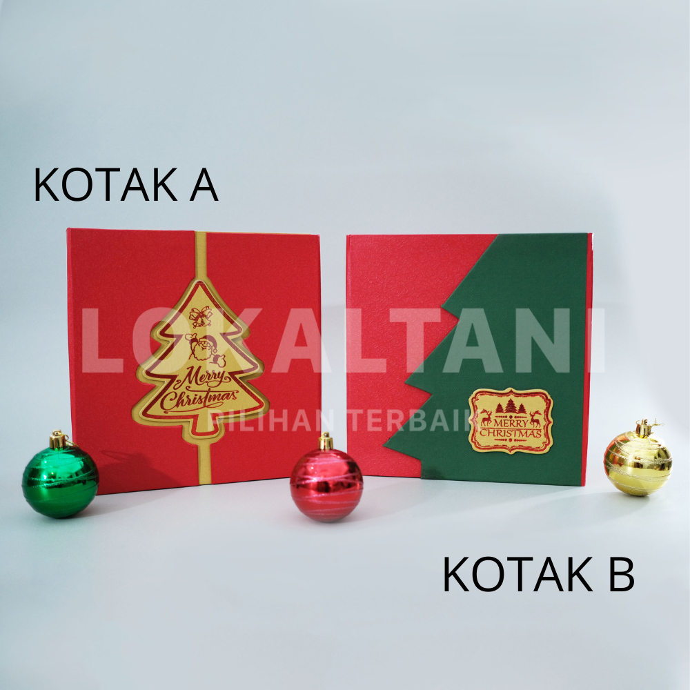 

Box Hampers Natal / Kotak Kue Packaging Natal Christmas Hampers Kotak Premium