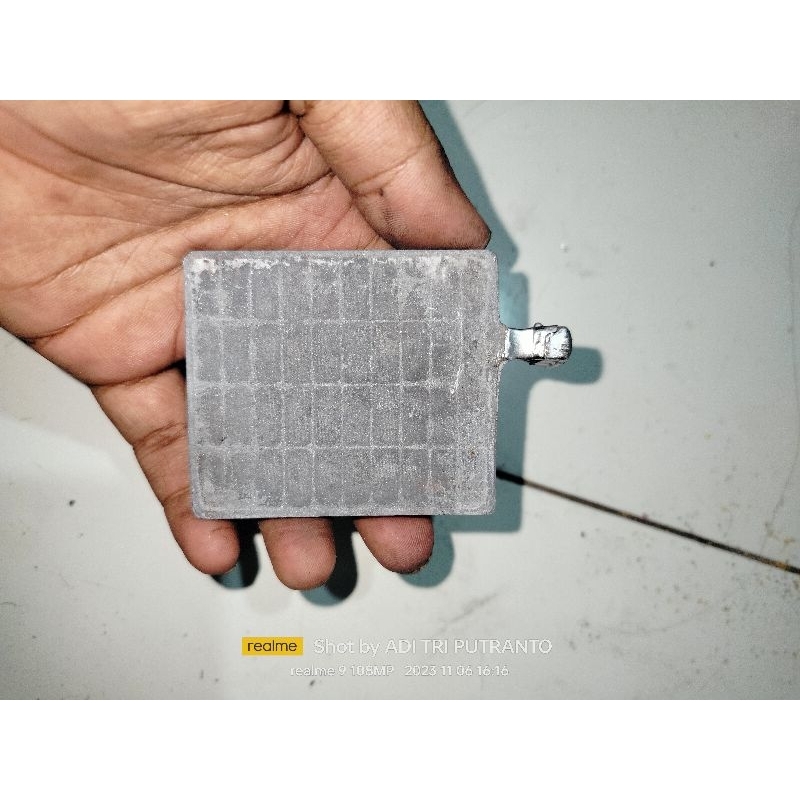 PLAT SEL AKI NEGATIF (-) UKURAN 5,3AH SUDAH DIRAKIT