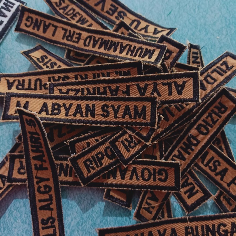 papan nama pramuka / atribut pramuka