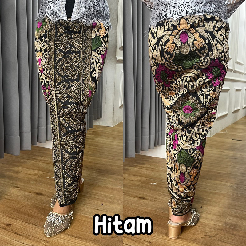 Kamen jadi / rok jadi songket bordir motif seseh bali (rok bawahan kebaya mewah)