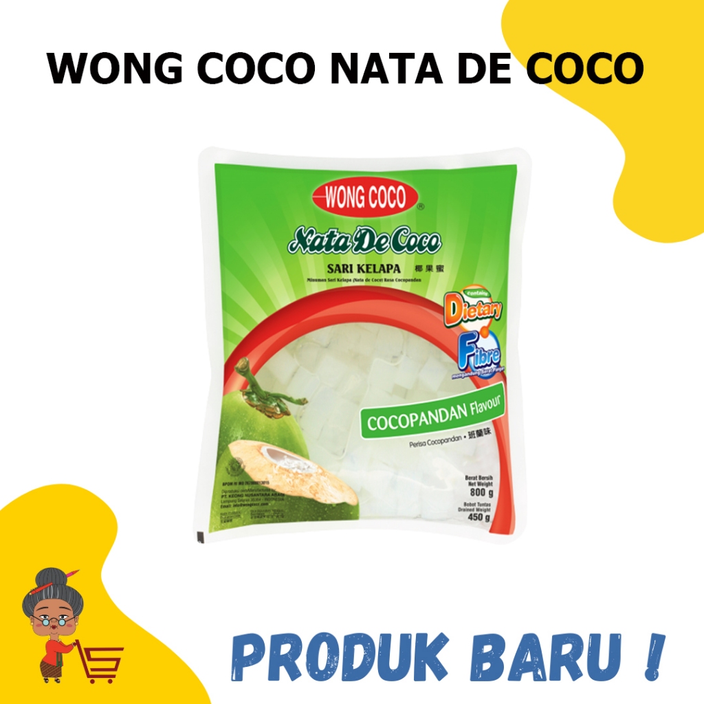 

WONG COCO NATA DE COCO 800gr / WONG COCO NATA DE COCO / WONG COCO