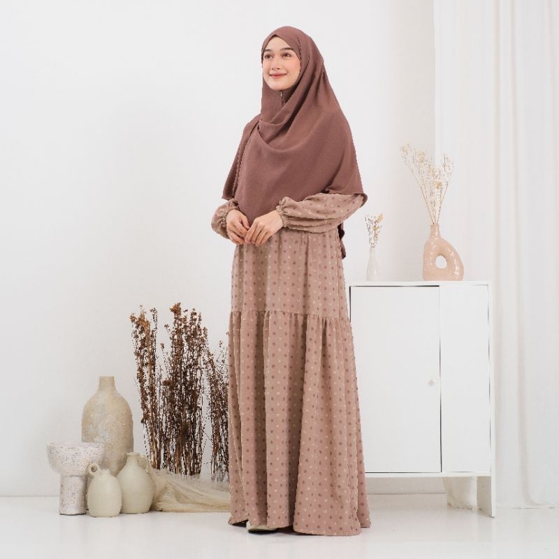 AMIRA Gamis Cringkle Uragiri Syari by Aishara