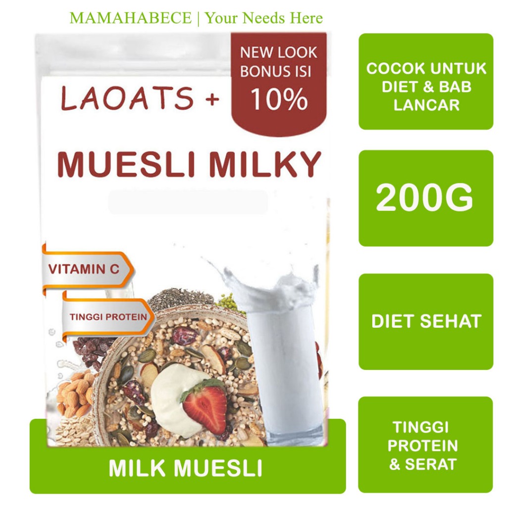 

Muesli Fruit And Seed Milk Laoats (200G)