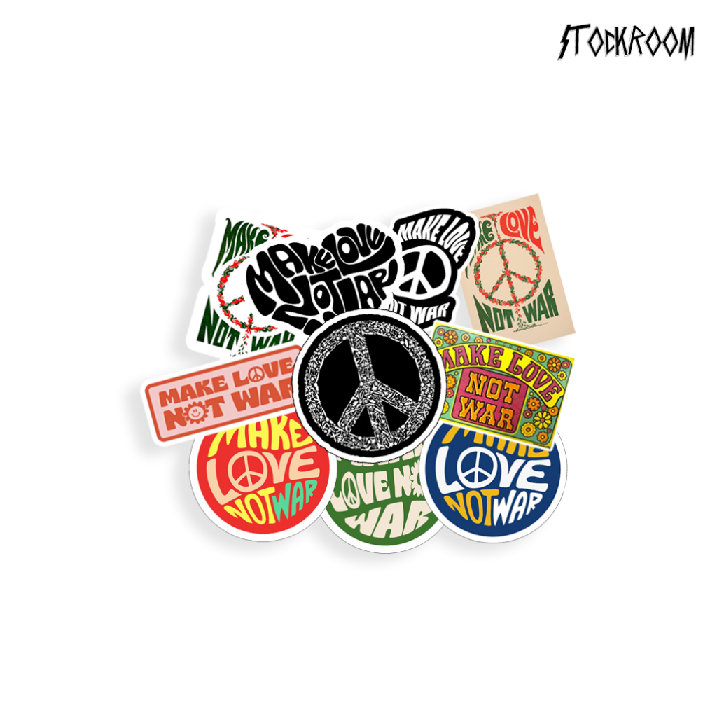 

(BISA COD) STIKER "MAKE LOVE NOT WAR" / PEACE / STIKER HELM / STIKER PALESTINE / STIKER AESTETHIC / ANTI AIR / STICKER BIJIAN / STICKER ECERAN / STICKER FREEDOM PALESTINE / STICKER MAKE LOVE NOT WAR