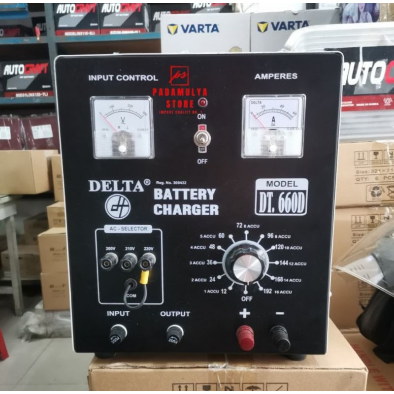 Charger Battery Aki Basah Delta DT 660D 60A