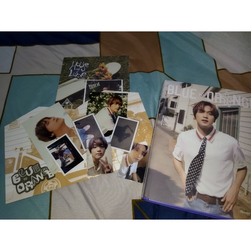 blue to orange Haechan