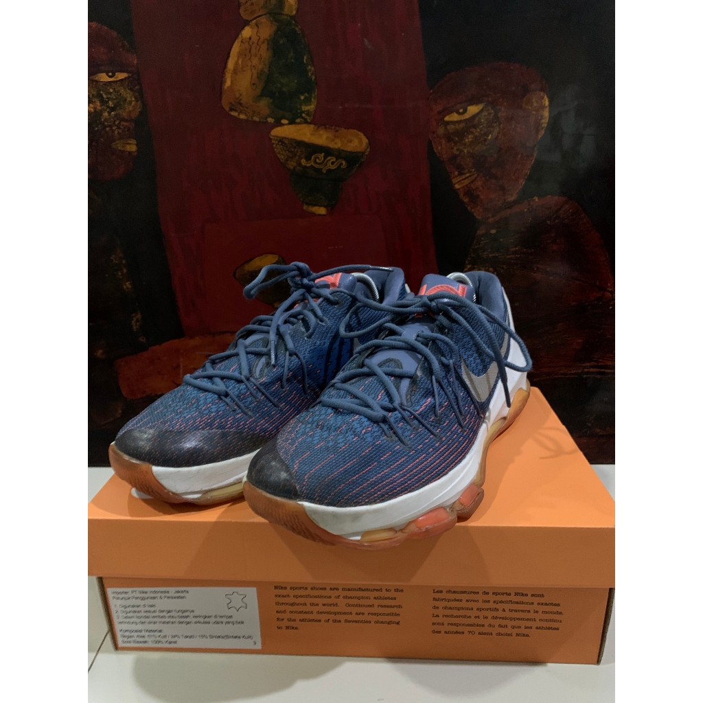 SEPATU BASKET KEVIN DURANT 8 OCEAN FOG