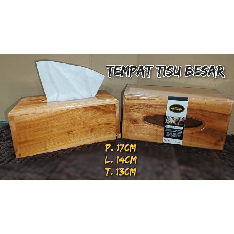 Tempat Tisu Kayu Tempat Tisu Besar Tempat Tisu Aestetic