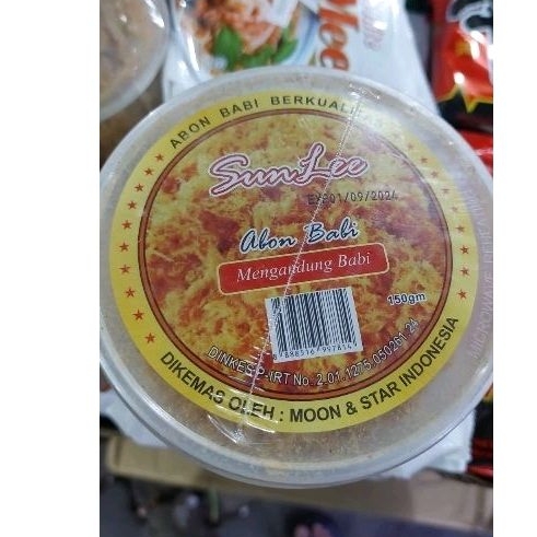 

Abon Babi sun lee 150 gr toples / Bak Hu / Bakhu / serunding