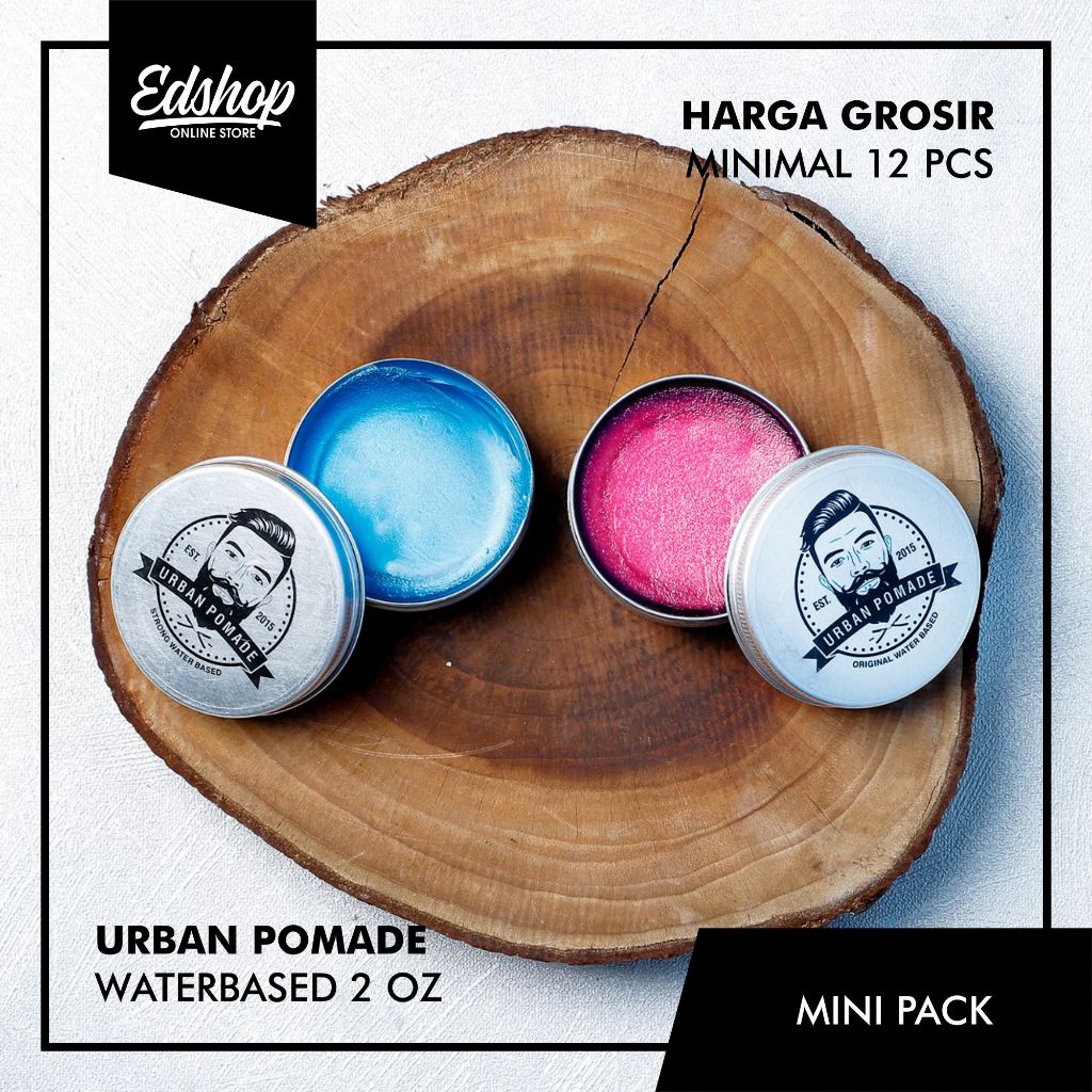 Grosir/paket reseller urban pomade waterbased 2 oz