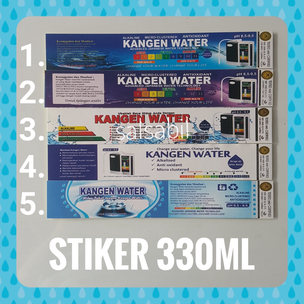 

Promo Stiker kangen water 330ml JNC