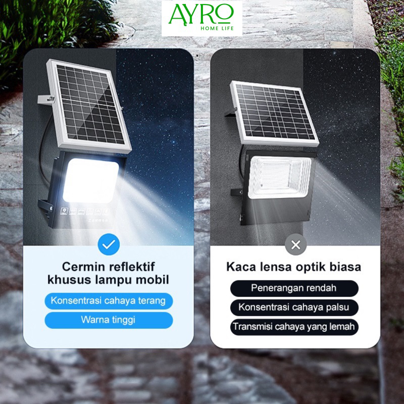 Lampu Sorot Solar Tenaga Surya Remote Tenaga Matahari Panel Surya