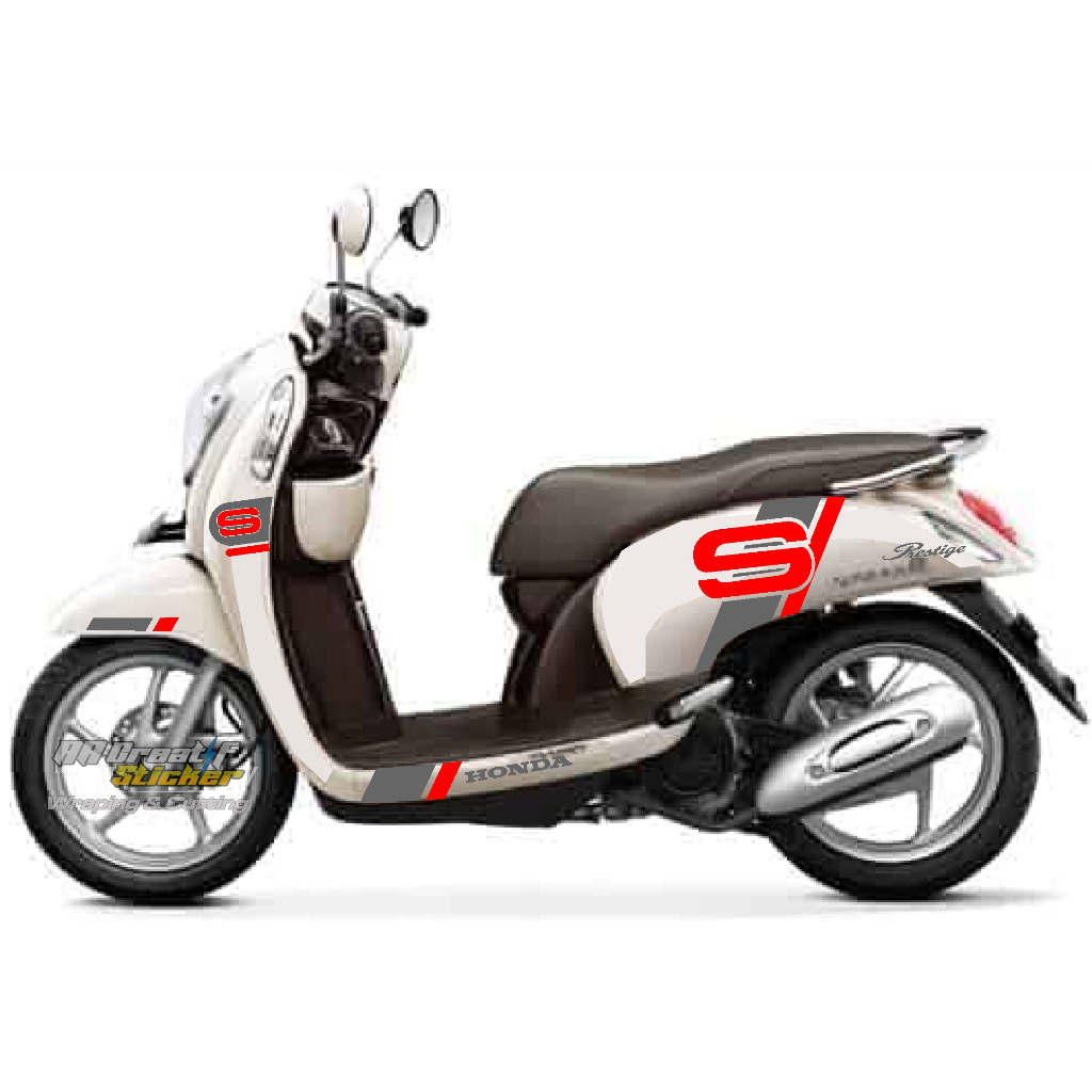cutting sticker honda scoopy tahun 2013