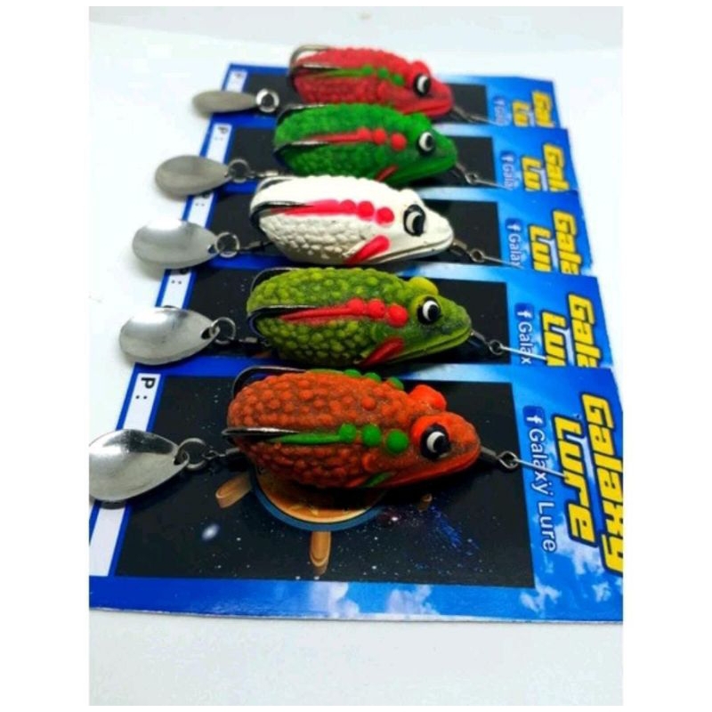 SOFT FROG GALAXY LURE MODEL 3D UKURAN 4,2CM DAN 3CM UMPAN KESTING