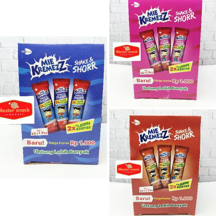 

Kirim Langsung Mie Kremez Shorr Eceran 1000 (1 pack isi 20 + 1 pcs) Best Produk