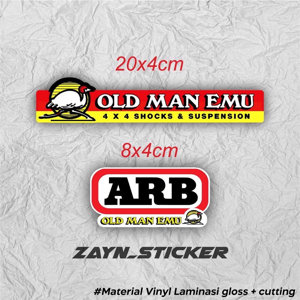 STICKER ARB OLD MAN EMU