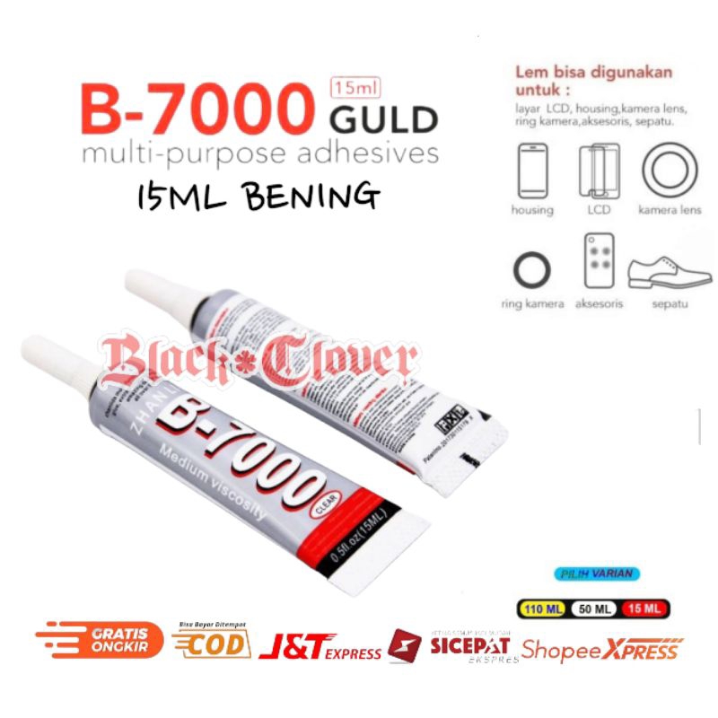 

Lem Lcd Touchscreen Cair B7000 15ML / Lem Lcd B7000 / B700 / Lem Cair Serba Guna Putih Bening