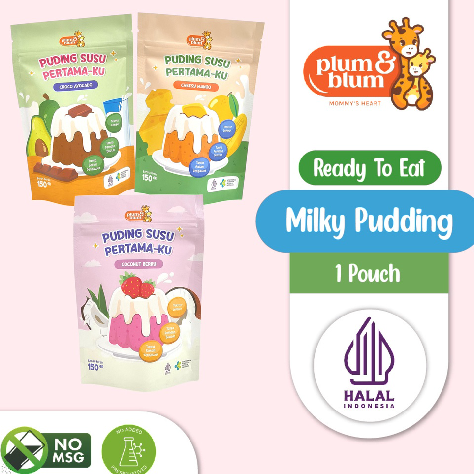 

Terkini Plum & Blum Silky Pudding Susu Buah Snack Mpasi - 150 gram