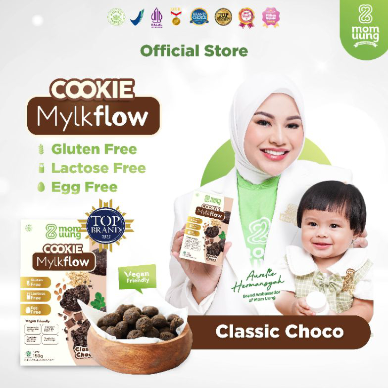 

8.8 STOK READY MOM UUNG COOKIE ASI BOOSTER MYLKFLOW CLASSIC CHOCO /COOKIE SEHAT PELANCAR ASI/ VEGAN FRIENDLY / LACTOSE FREE / GLUTEN FREE / EGG FREE