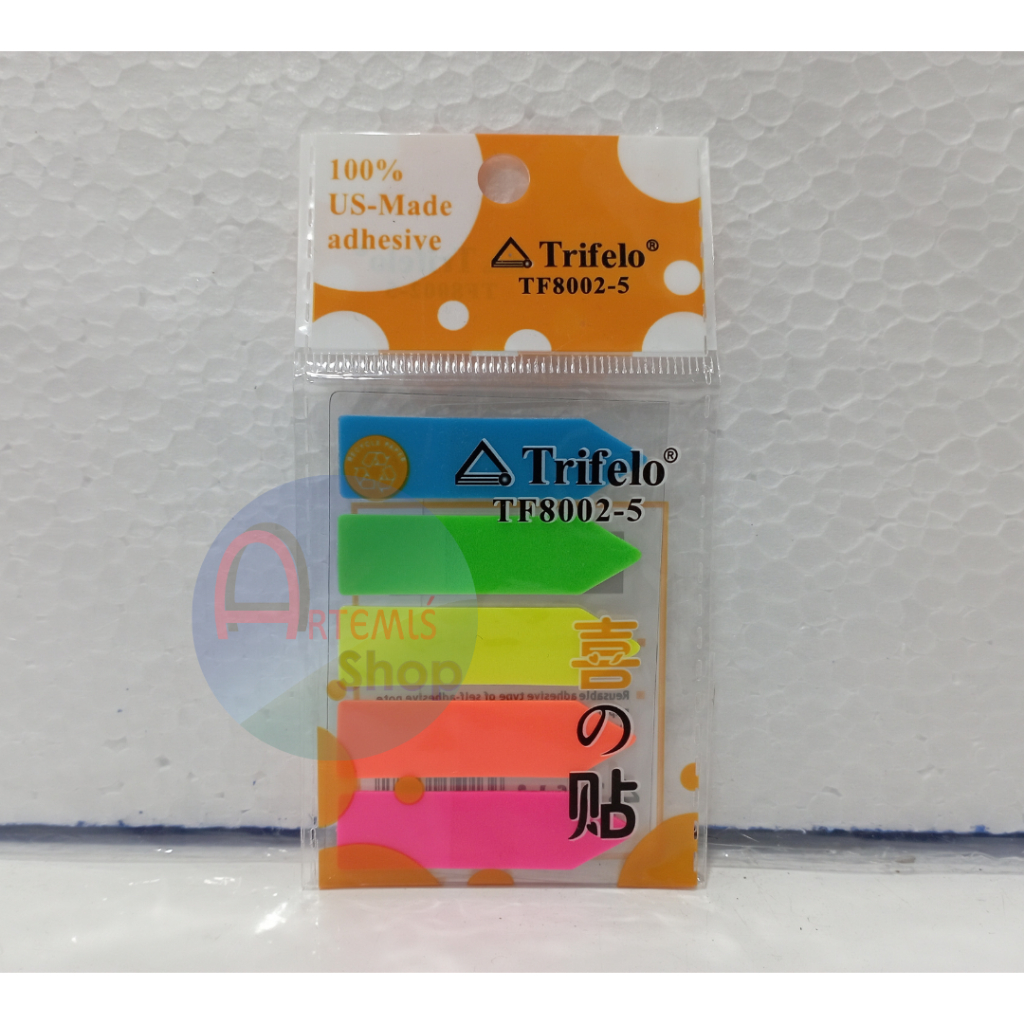 

Sticky Notes / Bookmark TRIFELO TF-8002-5 Warna Transparan