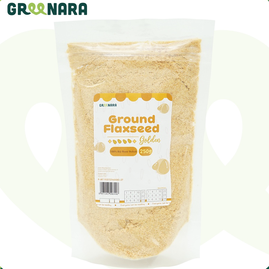 

Bestseller Bubuk Biji Rami Emas 250gr / Ground Golden Flaxseed Stok Banyak