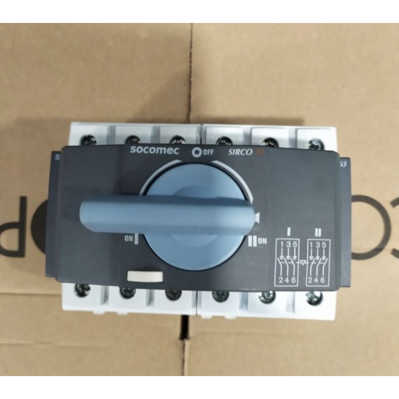 change over switch socomec 3pole 63a