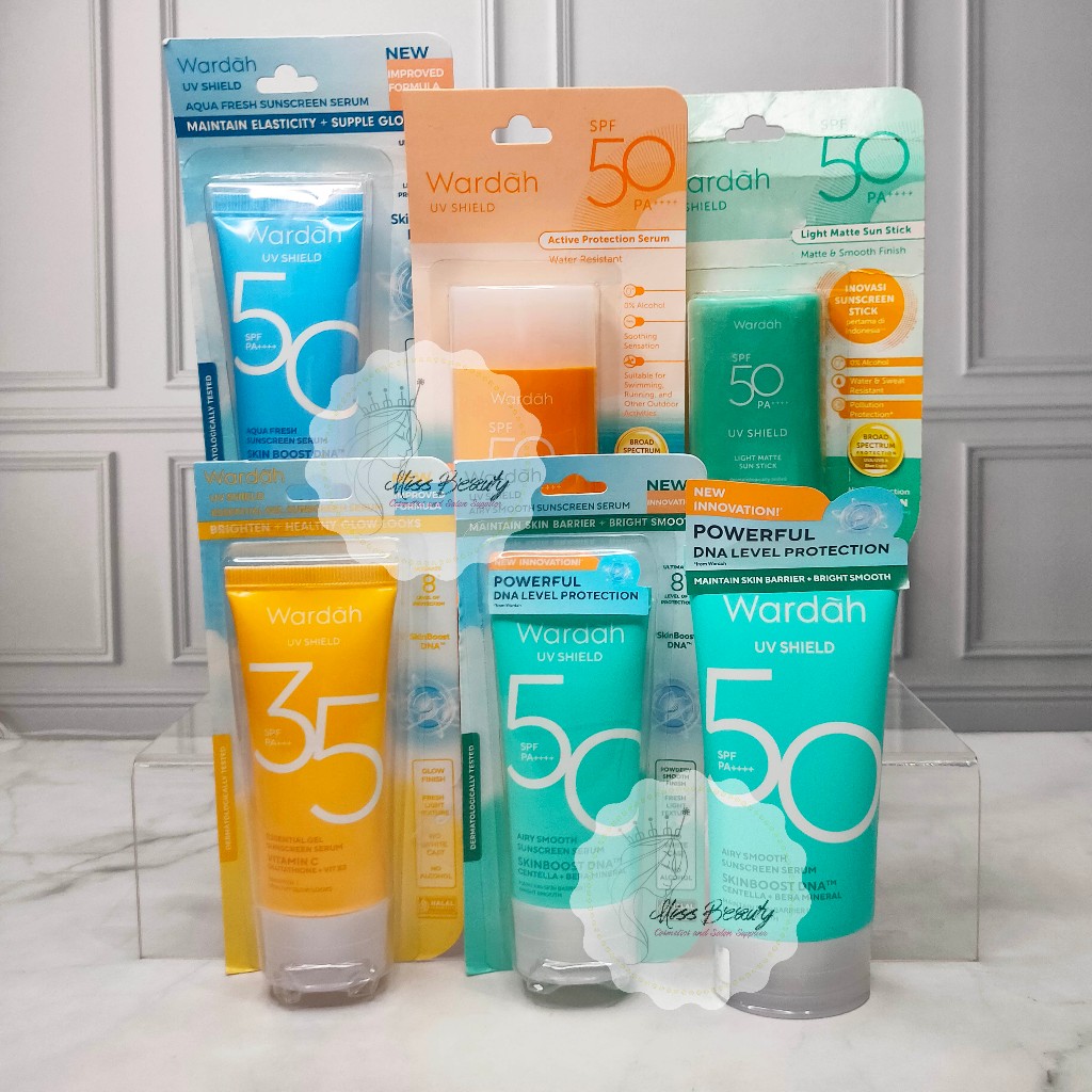 Wardah Uv Shield / Sunblock / Sunscreen SPF 35 / SPF 50