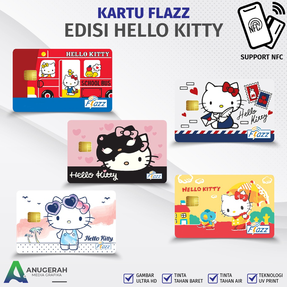 Pasti Murah Kartu Flazz BCA Gen 2 Motif Hello Kitty Produk