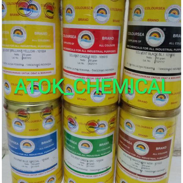 

Terlaris Pewarna minyak coloursea warna merah/kuning/hijau/coklat/biru/hitam