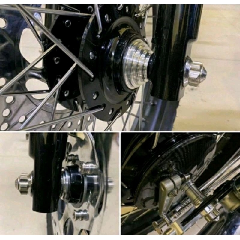 Bosh Boshing Tromol Depan Belakang Variasi Bubut Rx King