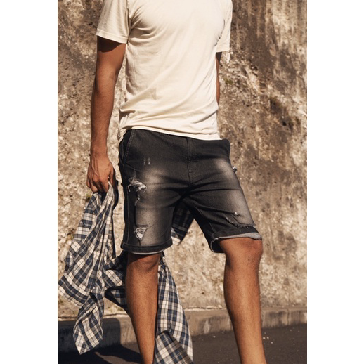 Paling Disukai.. LOD.DENIM - Celana Pendek Jeans Denim MIDNIGHTBLACK