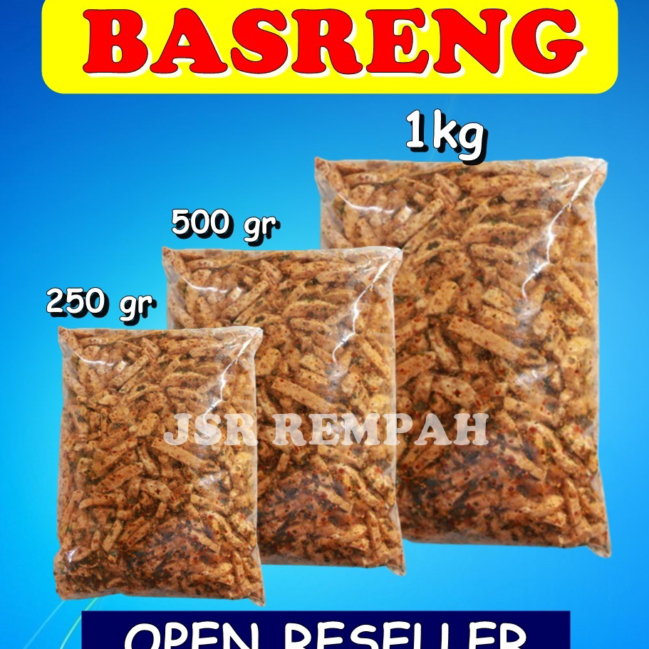 

Dijual Murah Basreng Pedas Daun Jeruk Kemasan 1 Kg Murah