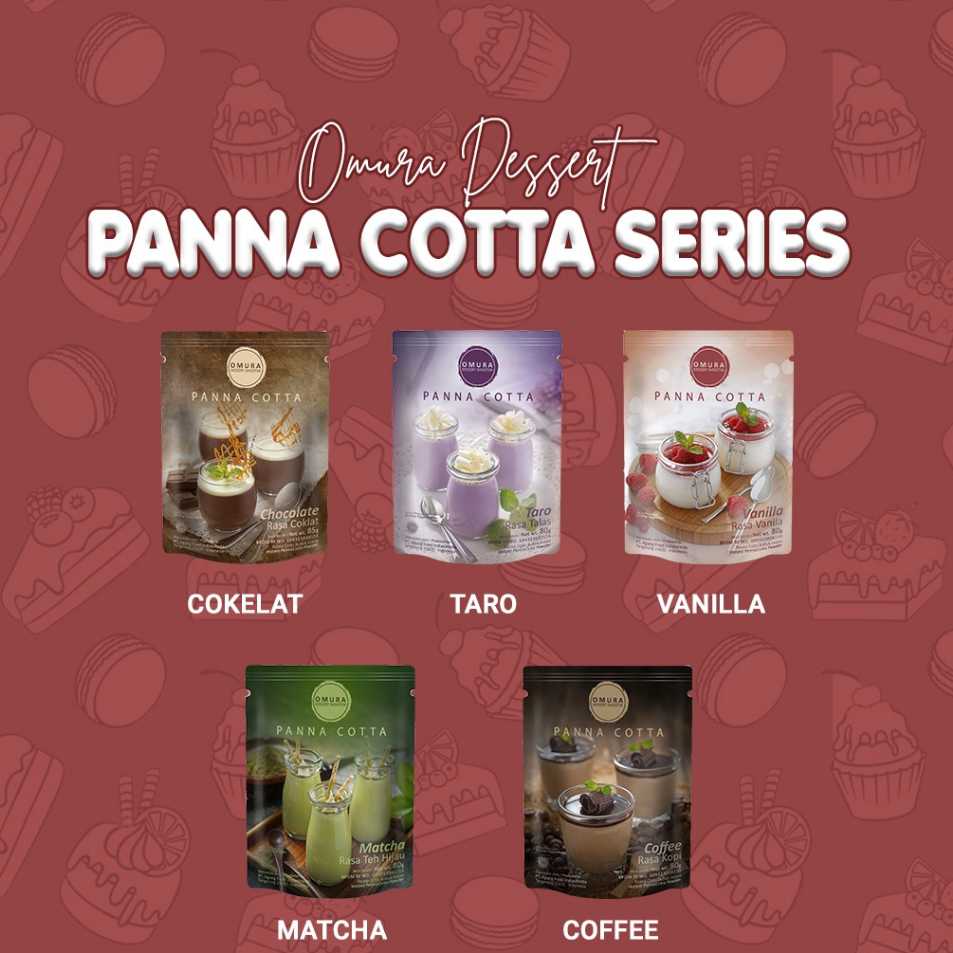 

Ready Stok [SERIES] Panna Cotta Pudding Italia Pudding Sutera Bubuk Puding Instant Omura Dessert Shooter Powder