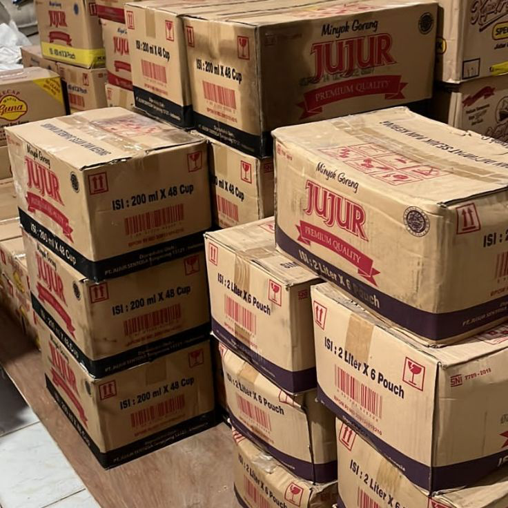 

Pasti Murah Minyak goreng JUJUR (1L x 12 / 2L x 6) Murah Ready Stok