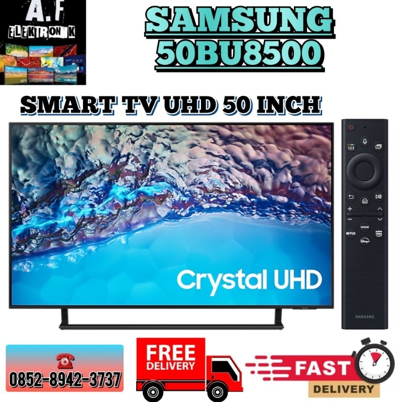SAMSUNG 50BU8500 CRYSTAL UHD 4K SMART TV 50 INCH / 50CU8500