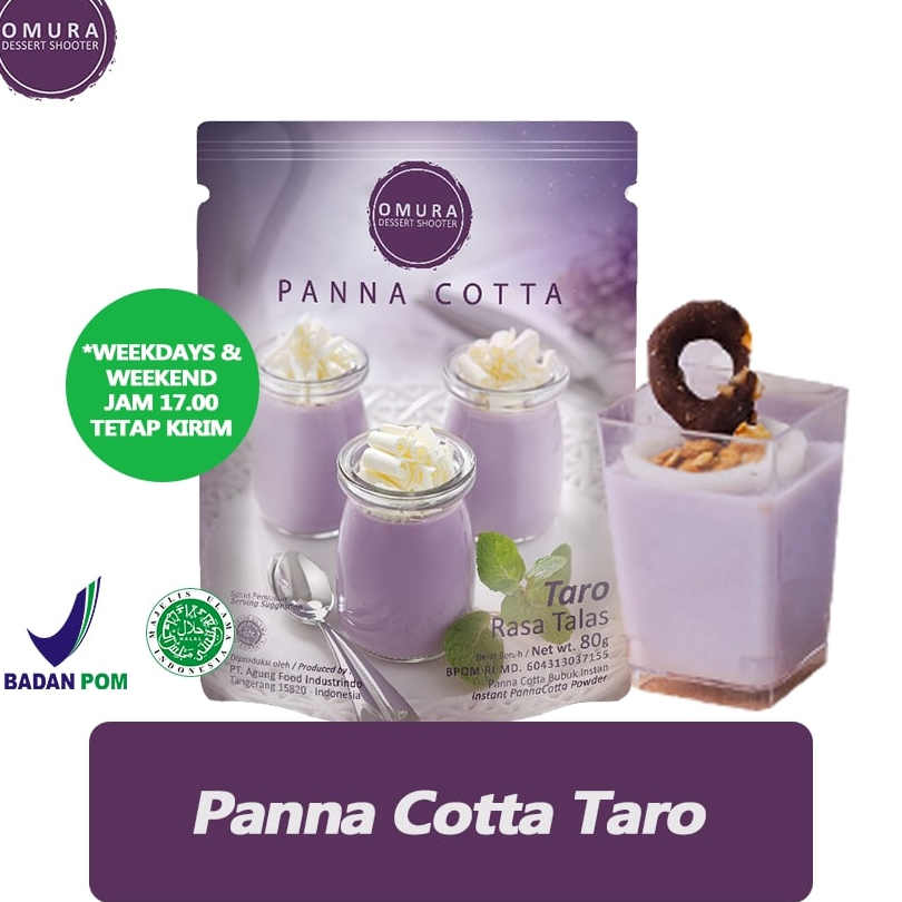 

Terupdate [PANNA COTTA] Panna Cotta Pudding Sutra ala Italia Rasa Taro Susu Omura Dessert Shooter Instant Powder ➟➬✢