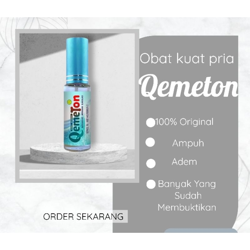 

QEMETON ORIGINAL RAHASIA TAHAN LAMA KUAT PRIA OBAT OLES -PENUNDA-EJAKULASI AMPUH TAHAN- LAMA BERCINTA