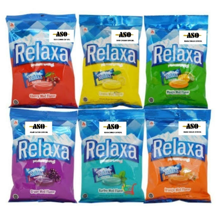 

Diskon permen RELAXA ALL VARIANT 125g ( ISI 50 ) PROMO !!! ☋➔✰✪