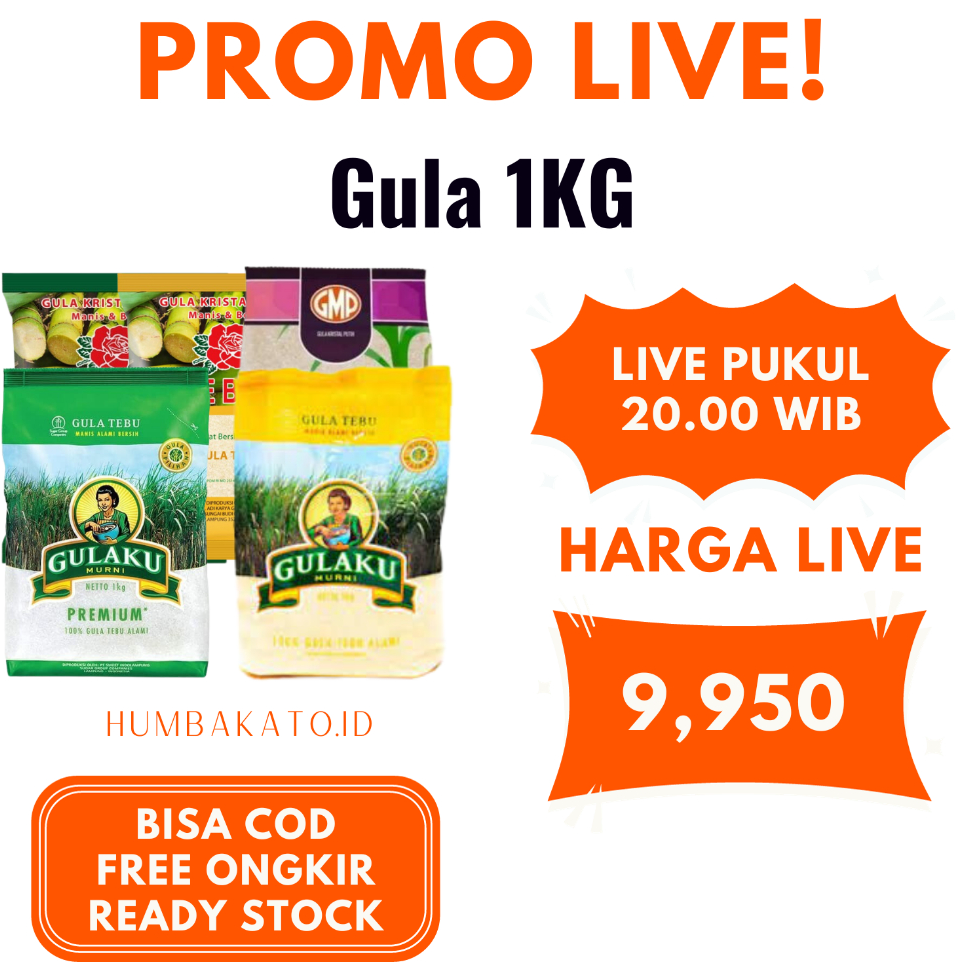 

➤➪✼✰ Gulaku 1 Kilogram JABODETABEK DAN JAWA BARAT Dijual Murah