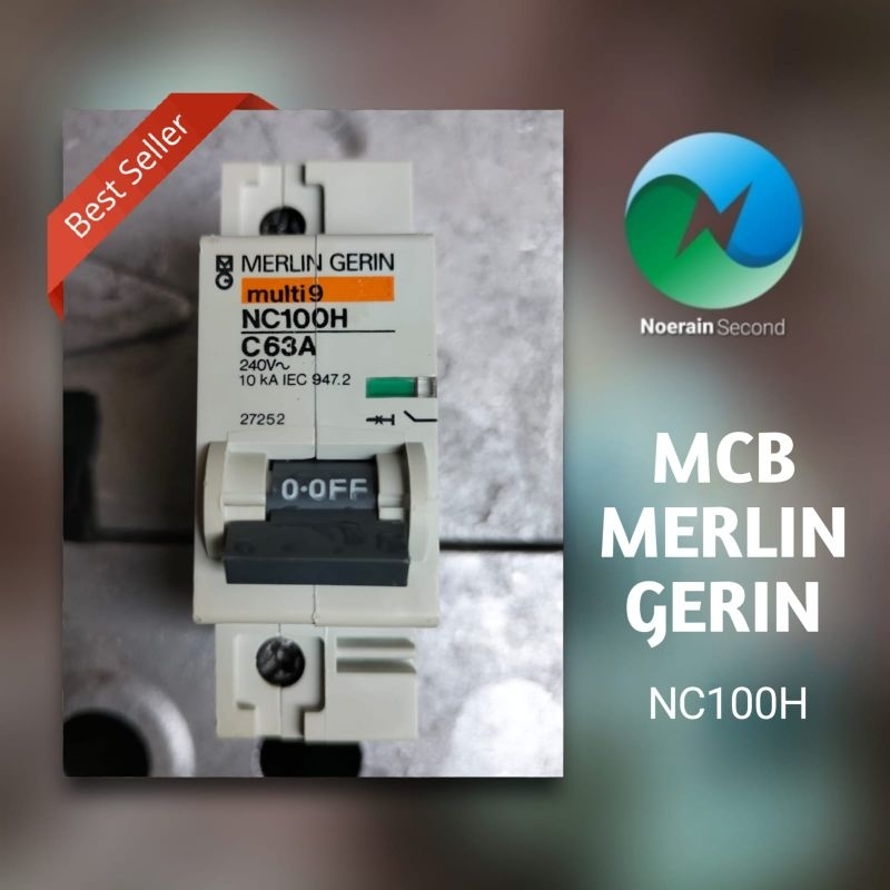 MCB MERLIN GERIN SECOND TIYPE NC100H_63AMPERE