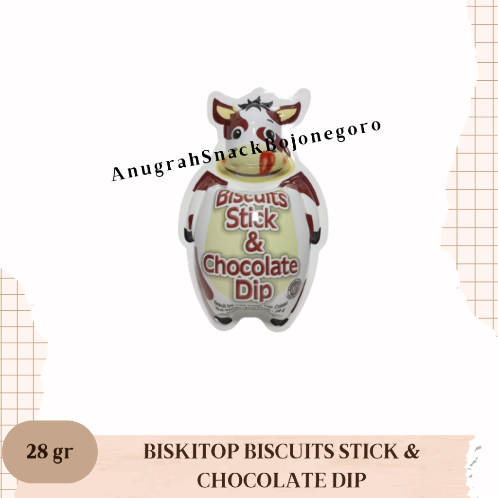 

Biskitop Biscuits Stick & Chocolate Dip 28gr