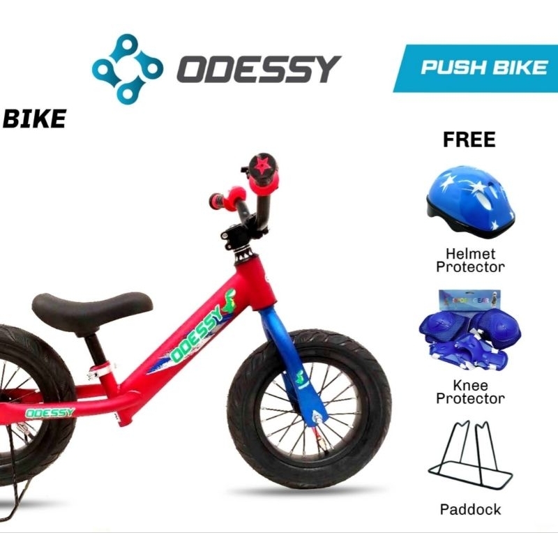 《BANYAK BONUS》Push Bike Sepeda Keseimbangan Anak Anak Balance Bike Training Odessy Besi