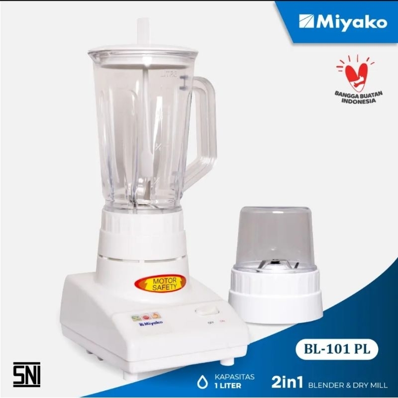 [READY STOCK] BLENDER MIYAKO 2 TABUNG PLASTIK | BLENDER MIYAKO 101 PL