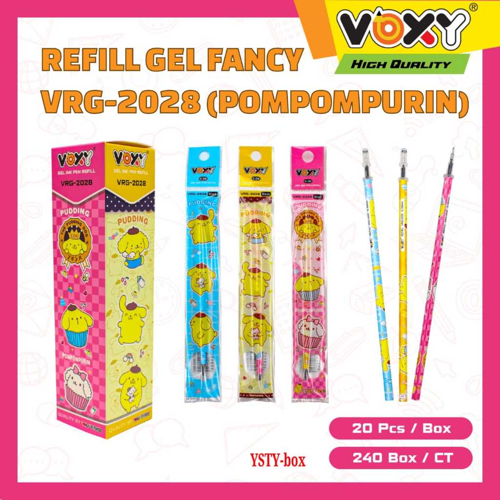 

1box: 20pcs Refill Pulpen Isi Pulpen Polos/Karakter Edisi Baru