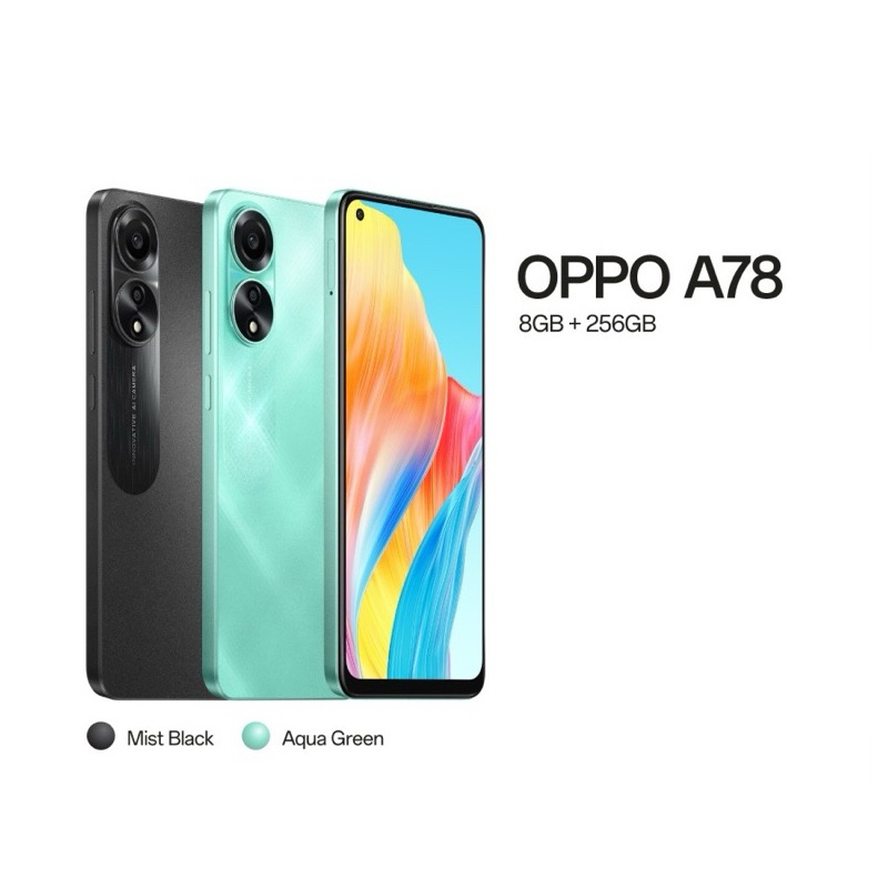 Oppo A78 RAM 8GB + 256GB