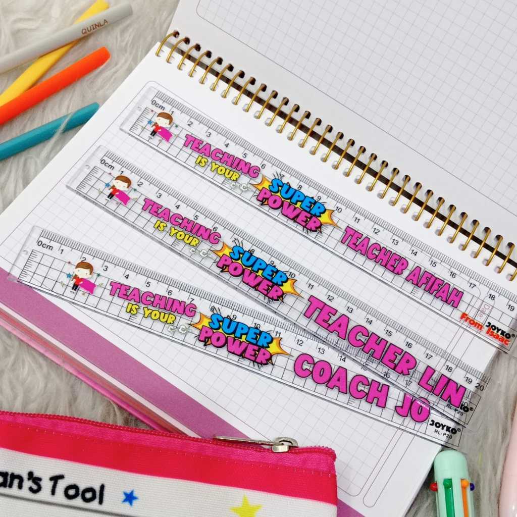 

Ruler teachers' day - penggaris custom gift untuk guru